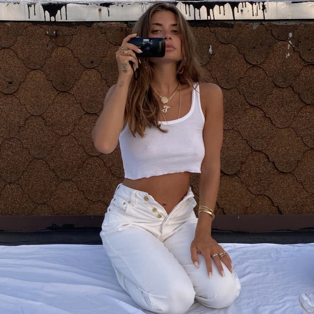 Heavy manners white jeans